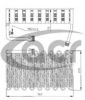 AUDI 4A1260122AC Evaporator, air conditioning